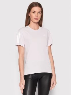 Η καλύτερη συμφωνία 🎉 Adidas Γυναίκες Μπλουζάκια Τεχνικά Φανελάκι τεχνικό Own The Run HB9381 Ροζ Regular Fit Ροζ 🛒