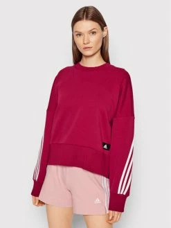 Το φθηνότερο 😉 Canadian Classics Γυναίκες Μπλούζες Μπλούζα Crew HD8996 Μπορντό Loose Fit Μπορντό 💯