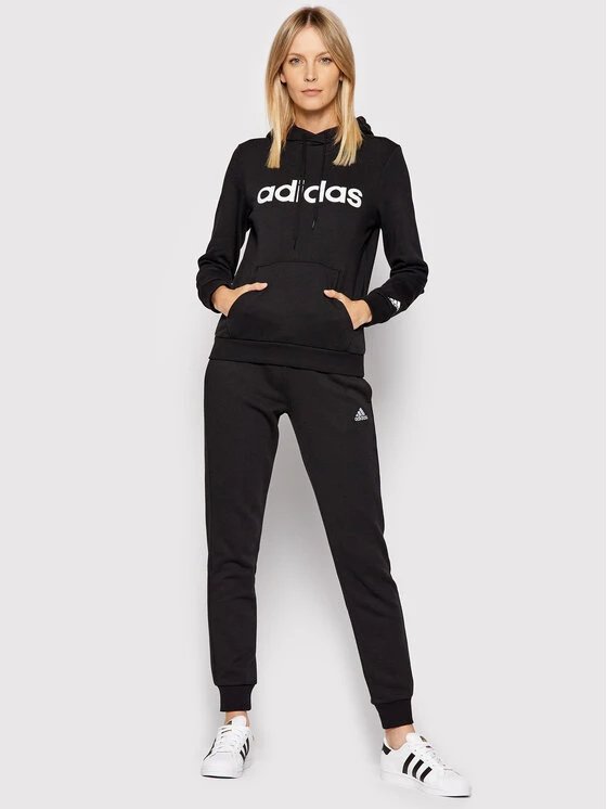 Flash Sale ✨ Adidas Γυναίκες Παντελόνια Φόρμας Παντελόνι φόρμας Essentials French Terry Logo GM5526 Μαύρο Slim Fit Μαύρο 💯 2 Flash Sale ✨ Adidas Γυναίκες Παντελόνια Φόρμας Παντελόνι φόρμας Essentials French Terry Logo GM5526 Μαύρο Slim Fit Μαύρο 💯 - Image 2
