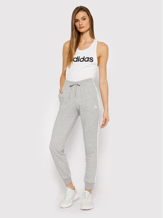 Εξοδος ✨ Adidas Γυναίκες Παντελόνια Φόρμας Παντελόνι φόρμας Essentials French Terry 3-Stripes GM8735 Γκρι Slim Fit Γκρι ⭐ 2 Εξοδος ✨ Adidas Γυναίκες Παντελόνια Φόρμας Παντελόνι φόρμας Essentials French Terry 3-Stripes GM8735 Γκρι Slim Fit Γκρι ⭐ - Image 2