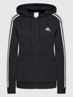 Πολύ καλή προσφορά ⭐ Adidas Γυναίκες Μπλούζες Μπλούζα Essentials French Terry 3-Stripes Full-Zip GL0792 Μαύρο Regular Fit Μαύρο 🧨 -Adidas Performance Κατάστημα unnamed file 5143