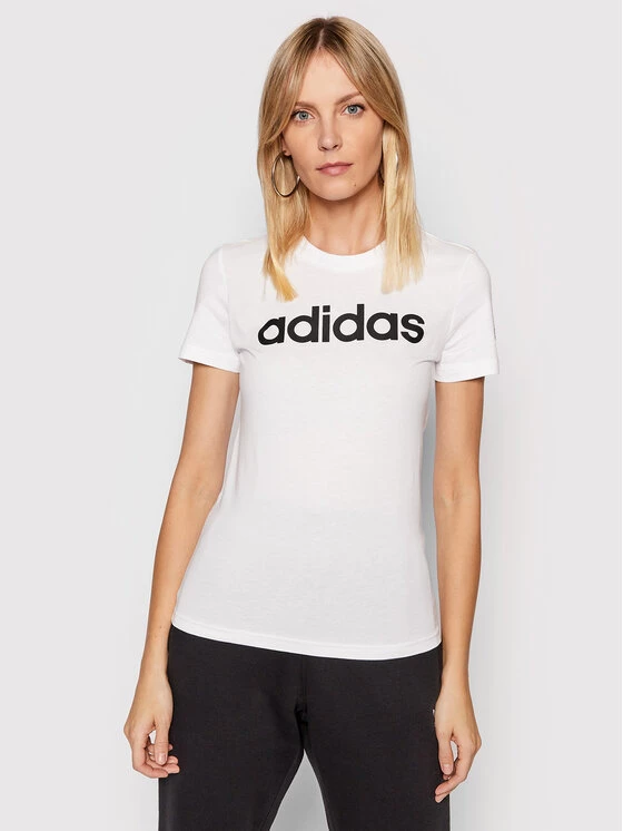 Πολύ καλή προσφορά 😀 Adidas Γυναίκες T-shirts T-Shirt Essentials GL0768 Λευκό Slim Fit Λευκό ✨ 1 Πολύ καλή προσφορά 😀 Adidas Γυναίκες T-shirts T-Shirt Essentials GL0768 Λευκό Slim Fit Λευκό ✨