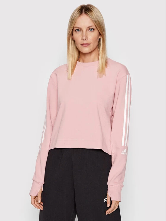 Πολύ καλή προσφορά ✨ Adidas Γυναίκες Μπλούζες Μπλούζα Designed To Move Crew HD1729 Ροζ Relaxed Fit Ροζ 🎉 1 Πολύ καλή προσφορά ✨ Adidas Γυναίκες Μπλούζες Μπλούζα Designed To Move Crew HD1729 Ροζ Relaxed Fit Ροζ 🎉