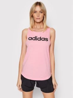 Εξοδος 🧨 Adidas Γυναίκες Tops Τοπ Essentials Loose Logo HD1777 Ροζ Regular Fit Ροζ 👏