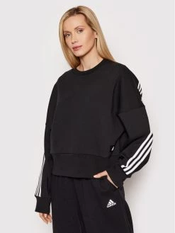 Πολύ καλή προσφορά ✔️ Adidas Γυναίκες Μπλούζες Μπλούζα Future Icons 3-Stripes H6703 Μαύρο Relaxed Fit Μαύρο ✨