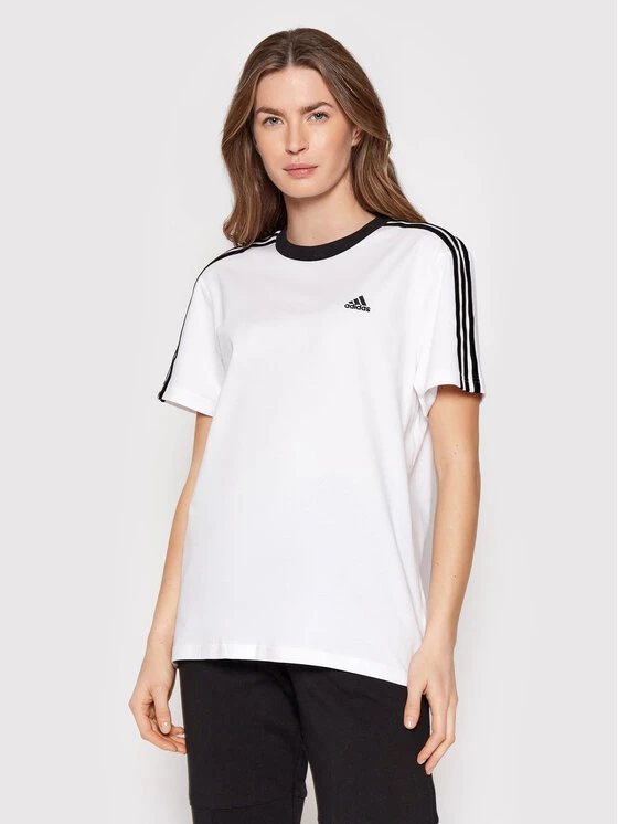 Φτηνός ✨ Adidas Γυναίκες T-shirts T-Shirt Essentials H10201 Λευκό Relaxed Fit Λευκό 🛒 1 Φτηνός ✨ Adidas Γυναίκες T-shirts T-Shirt Essentials H10201 Λευκό Relaxed Fit Λευκό 🛒