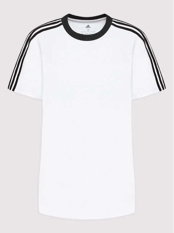 Φτηνός ✨ Adidas Γυναίκες T-shirts T-Shirt Essentials H10201 Λευκό Relaxed Fit Λευκό 🛒 5 Φτηνός ✨ Adidas Γυναίκες T-shirts T-Shirt Essentials H10201 Λευκό Relaxed Fit Λευκό 🛒 - Image 5
