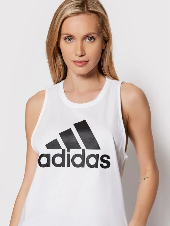 Αγορά ❤️ Adidas Γυναίκες Tops Τοπ Essentials Big Logo H10199 Λευκό Regular Fit Λευκό 🧨 4 Αγορά ❤️ Adidas Γυναίκες Tops Τοπ Essentials Big Logo H10199 Λευκό Regular Fit Λευκό 🧨 - Image 4