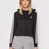 Αγορά ???? Adidas Γυναίκες Μπλούζες Μπλούζα Essentias 3-Stripes GM5582 Μαύρο Loose Fit Μαύρο ????
