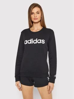 Εκπτωση 😍 Adidas Γυναίκες Μπλούζες Μπλούζα Essentials Logo GL0718 Μαύρο Regular Fit Μαύρο ❤️