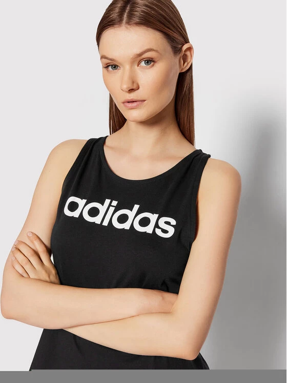 Προώθηση 👍 Adidas Γυναίκες Tops Τοπ Essentials Logo GL0566 Μαύρο Regular Fit Μαύρο 🌟 4 Προώθηση 👍 Adidas Γυναίκες Tops Τοπ Essentials Logo GL0566 Μαύρο Regular Fit Μαύρο 🌟 - Image 4
