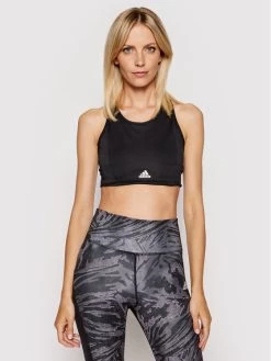 Καλύτερη πώληση 🛒 Adidas Γυναίκες Αθλητικά Σουτιέν Αθλητικό σουτιέν 3-Stripes GL3806 Μαύρο Μαύρο 👏