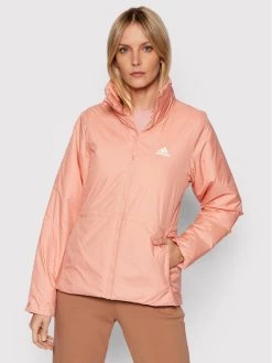 Πολύ καλή προσφορά 👍 Adidas Γυναίκες Μπουφάν Outdoor Μπουφάν μεταβατικό BSC 3-Stripes Insulated Winter GT9181 Πορτοκαλί Slim Fit Πορτοκαλί ⌛