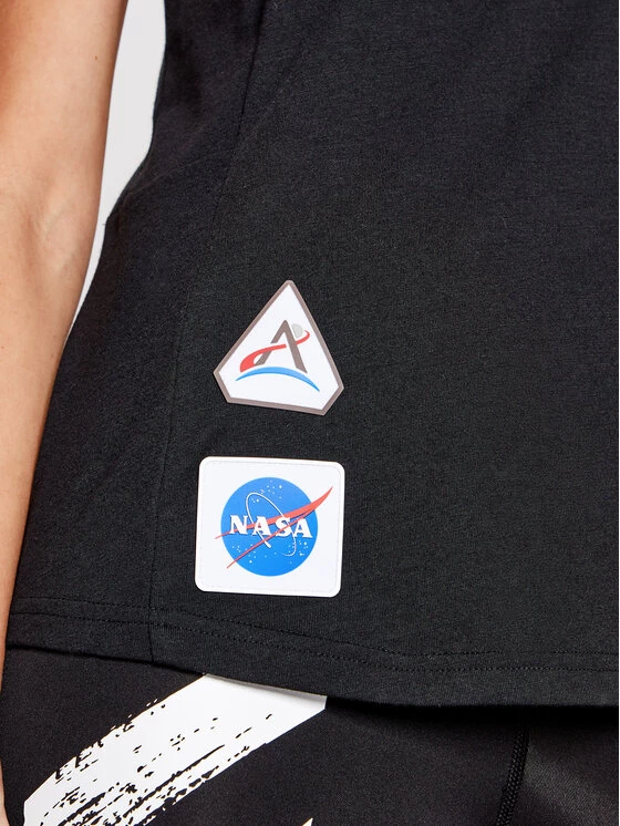 Προώθηση 💯 Adidas Γυναίκες T-shirts T-Shirt Space Tee W GP5828 Μαύρο Regular Fit Μαύρο ⌛ 4 Προώθηση 💯 Adidas Γυναίκες T-shirts T-Shirt Space Tee W GP5828 Μαύρο Regular Fit Μαύρο ⌛ - Image 4