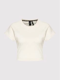 Συμφωνίες 💯 Adidas Γυναίκες T-shirts T-Shirt Sportswear GL0346 Μπεζ Regular Fit Μπεζ ✨ -Adidas Performance Κατάστημα unnamed file 721