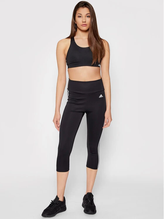 Φτηνός 🔥 Adidas Γυναίκες Κολάν Hr 3S GL3985 Μαύρο Slim Fit Μαύρο 🎉 2 Φτηνός 🔥 Adidas Γυναίκες Κολάν Hr 3S GL3985 Μαύρο Slim Fit Μαύρο 🎉 - Image 2