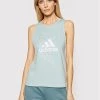 Πολύ καλή προσφορά ✨ Adidas Γυναίκες Μπλουζάκια Μπλουζάκι Essentials Stacked Logo GL1404 Πράσινο Loose Fit Πράσινο ????