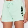 Εξοδος ???? Adidas Γυναίκες Αθλητικά Σορτς Αθλητικό σορτς Essentials HE9363 Πράσινο Slim Fit Πράσινο ✨