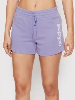 Εξοδος 🎁 Adidas Γυναίκες Αθλητικά Σορτς Αθλητικό σορτς Essentials HE9362 Μωβ Slim Fit Μωβ 🛒