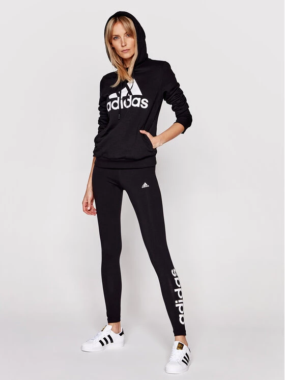 Ολοκαίνουργιο 👏 Adidas Γυναίκες Κολάν Loungewear Essentials Logo GL0633 Μαύρο Slim Fit Μαύρο 🧨 2 Ολοκαίνουργιο 👏 Adidas Γυναίκες Κολάν Loungewear Essentials Logo GL0633 Μαύρο Slim Fit Μαύρο 🧨 - Image 2